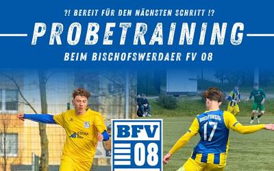Probetraining beim BFV 08